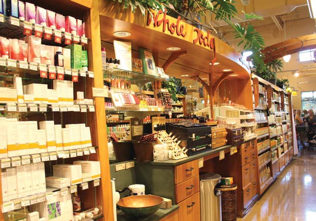 호울푸드마켓에서는 식료품뿐 아니라 화장품 등 다양한 유기농 제품들을 만날 수 있다.