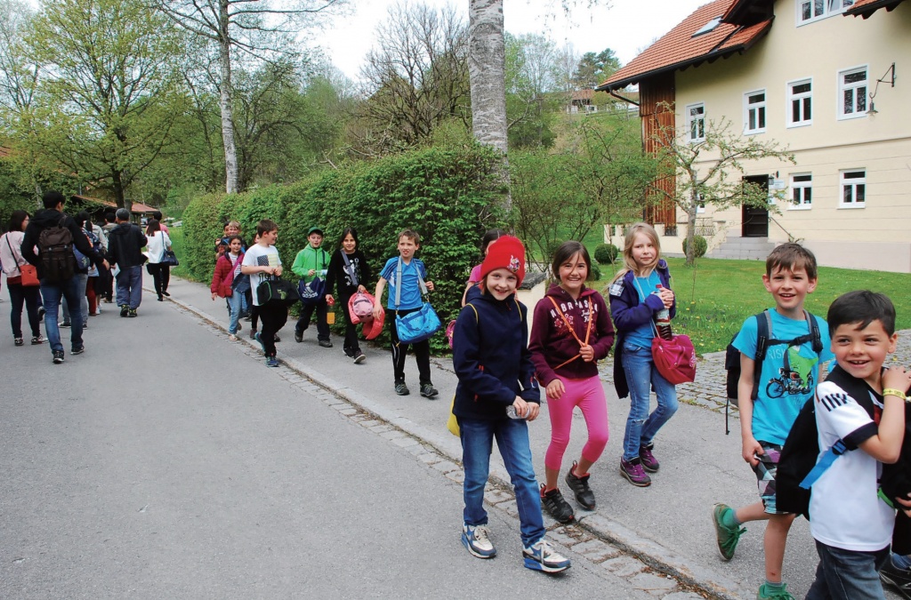 독일 바이에른주 괴리스리트 마을에서 만난 어린이들.